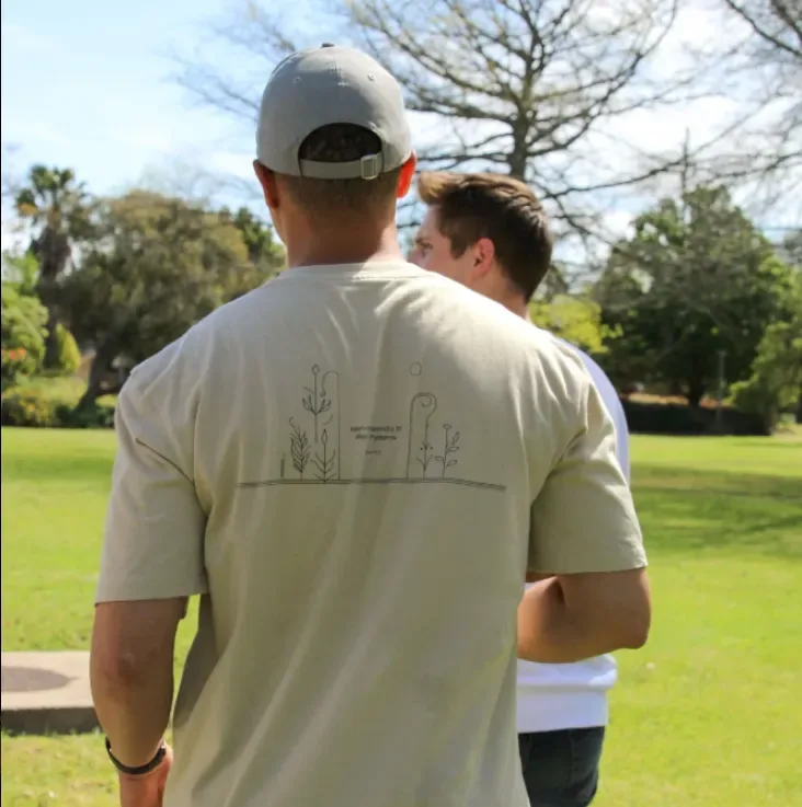 The Set Apart Tee, back print with Romans 12:2